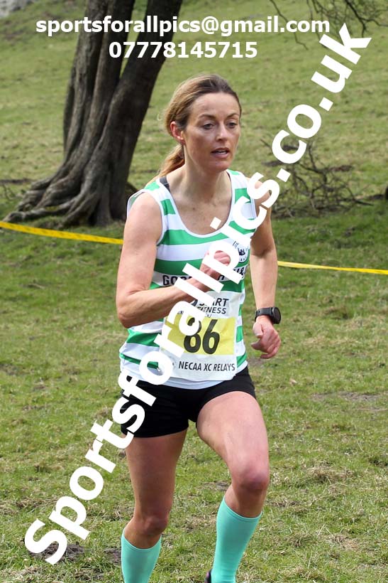Masters men 2021 NECAA Cross Country Relays, Thornley Farm, Peterlee, Saturday, April 10th. Photo: David T. Hewitson/Sports for All Pics